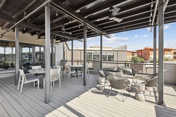 Rooftop deck
